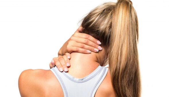 Tensione muscolare per l'osteocondosi del collo
