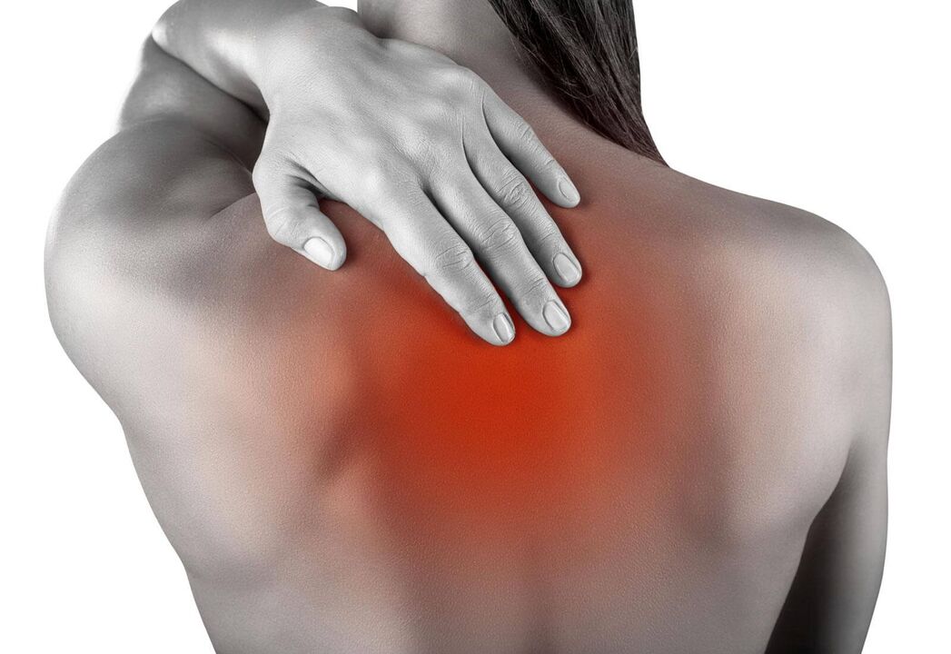 Dolore contro l'osteocondosi del collo