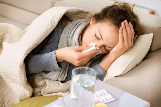 Influenza come causa di dolore alle articolazioni delle gambe e delle braccia
